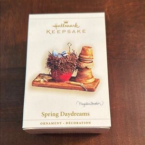 2006 Hallmark Spring Daydreams Bird Plant Keepsake Ornament Marjolein Bastin